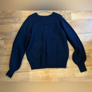 Crown & Ivy Classic navy Crew Neck Sweater
